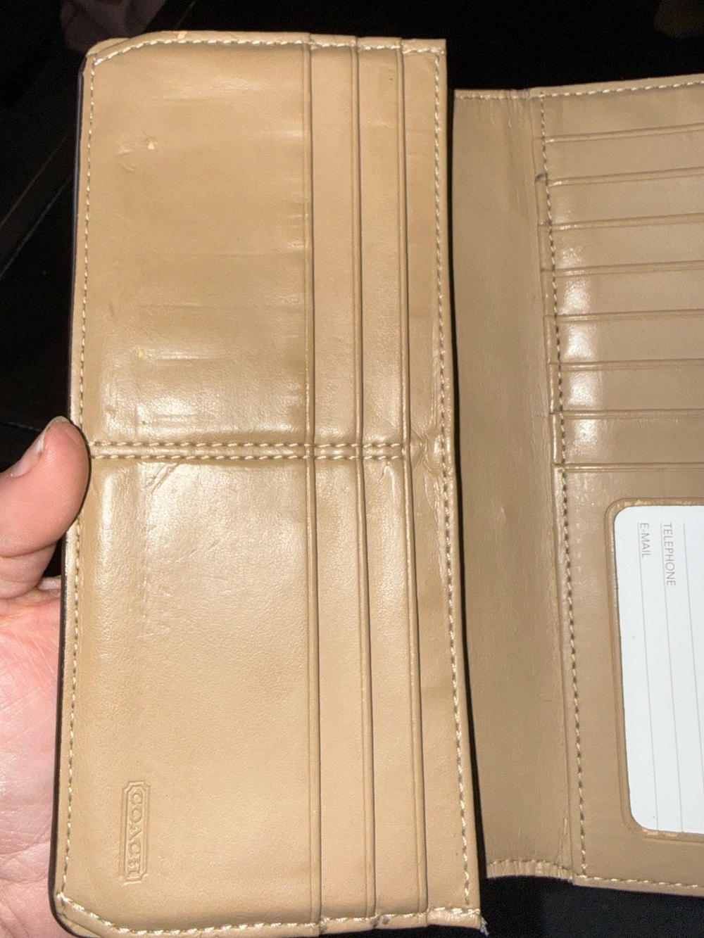 Coach Ashley Leather Wallet- "Saucy" red - Picture 7 of 13